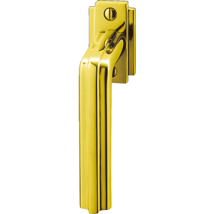 Fenstergriff Art Deco Dreh-Kipp R/92 Messing polie von Bisschop