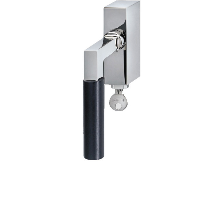 Fenstergriff abschl. Bauhaus Ebenholz /109 #Varinf von Bisschop