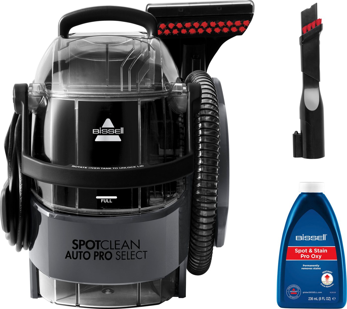 Bissell Nass-Trocken-Sauger Spotclean Auto Pro Select, 750 W, beutellos von Bissell