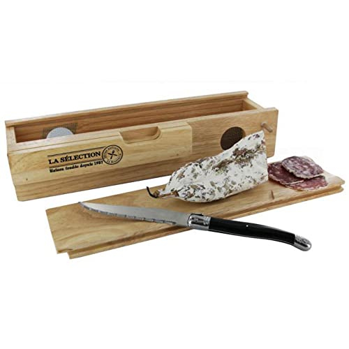 Cook Concept Box mit Messer, Holz, Beige, One Size von Bistrot