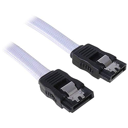 BitFenix SATA III Kabel (30 cm, Sleeved) weiß/schwarz BitFenix SATA III Kabel (30 cm, Sleeved) weiß/schwarz von BITFENIX