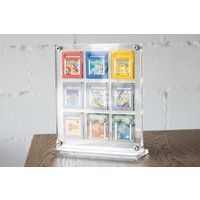 Game Boy Clearstand 9Gb 9 Patrone Display Stand Case Für Retro Videospiele Gameboy von BitLounger