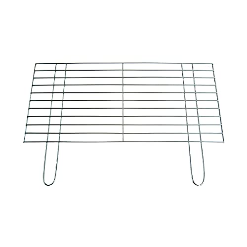 BitWa 70x40cm Grillrost stabile und schwere Ausführung mit Zwei festen Handgriffen Grillkamin Kamin Gartengrill Holzkohlegrill oder Gasgrill Auflagestäbe Ø 4mm 700 x 400 mm von BitWa