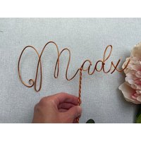 Personalisierte Wire Cake Topper | Name Toppers Birthday von BiteOfTheCherryByJul