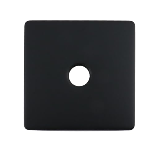 Bitray Duscharm Flansch 10,2 cm Edelstahl Duscharm Flansch Quadratische Abdeckplatte für Duschkopfarme - Mattschwarz Bitray Duscharm Flansch 10,2 cm Edelstahl Duscharm Flansch Quadratische Abdeckplatte für Duschkopfarme - Mattschwarz von Bitray