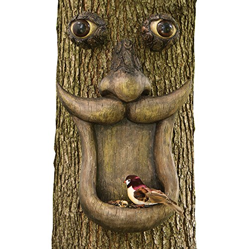 Bits and Pieces - Baumgesicht Vogelfutterstation - Baumhänger, Futterspender -Gartendeko und Futterstelle in einem von Bits and Pieces