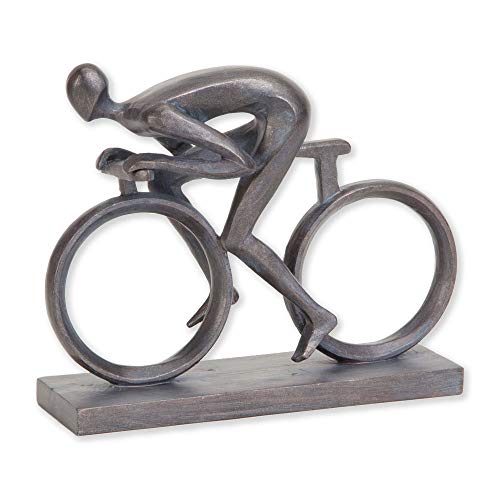 Bits and Pieces - Elegante 16,5 cm Fahrradstatue – außergewöhnlich geformt aus robustem Polyresin – beeindruckende Wohnkultur-Skulptur von Bits and Pieces