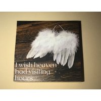 Ich Wünschte, Der Himmel Hätte Besuch Stunden Magnet - 2 "x2" von BitsofSunshineDesign
