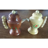 Holz Kaffee Server Salz & Pfeffer Set von BitterSweetRidgeLLC