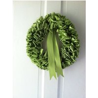 Kranz Peridot Grünes Band 12 Zoll Nest Eier Lime von BittersweetDesign
