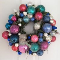Weihnachtskranz Ornament Kranz Himbeere Zucker Pflaume Schneemann Glöckchen Candy Eiszapfen von BittersweetDesign