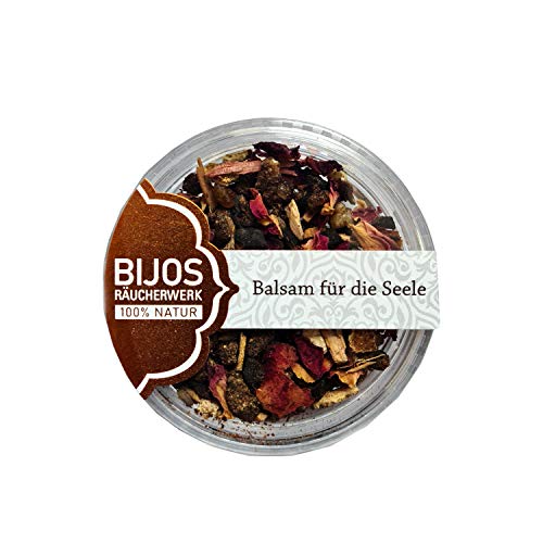 Bijos Räuchermischung Räucherwerk im 50 ml PS-Glas Balsam für die Seele von Bitto