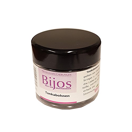 Bijos Räucherwerk Räucherharz im 50 ml Glas Tonkabohnen - wirkt ausgleichend und stimmungsaufhellend Bijos Räucherwerk Räucherharz im 50 ml Glas Tonkabohnen - wirkt ausgleichend und stimmungsaufhellend von Bitto