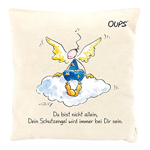 Kräuter Duftkissen Duftkuschler mit Einer liebenswerten Botschaft von Oups: Du bist Nicht allein, Dein Schutzengel..., 11x11 cm von Bitto