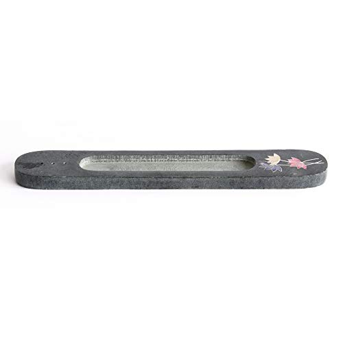 Räucherstäbchenhalter Softstone Blume Faire Trade, L: 23 cm Deko Duft von Bitto
