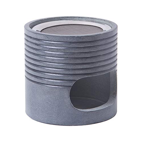 Softstone Weihrauchbrenner / Teelicht NERO mit Edelstahlsieb von Bitto