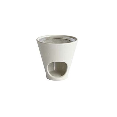 Weihrauchbrenner Windlicht JULE in Weiß 9,5 cm, Ø 10 cm - Keramik mit Edelstahlsieb Ø 9 cm, fairer Handel. Weihrauchbrenner Windlicht JULE in Weiß 9,5 cm, Ø 10 cm - Keramik mit Edelstahlsieb Ø 9 cm, fairer Handel. von Bitto