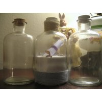 10 500Ml Glasflaschen Gläser Fläschchen Mit Kork. Diy Hochzeits-Centerpiece-Idee. Individuelles Hochzeitsgeschenk. Bissige Flasche. Wohndekoration von BittyBottle