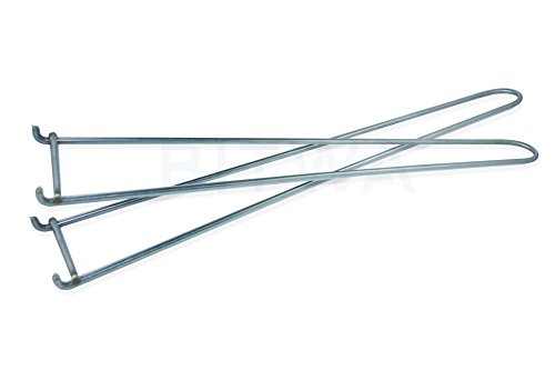 Bitwa 2X Griffe für Grillrost Edelstahl Zwei Grillrostheber Handgriff Grillgitter Griff ca. 28cm Lifter Rostheber Grillgriff massiv Bitwa 2X Griffe für Grillrost Edelstahl Zwei Grillrostheber Handgriff Grillgitter Griff ca. 28cm Lifter Rostheber Grillgriff massiv von Bitwa