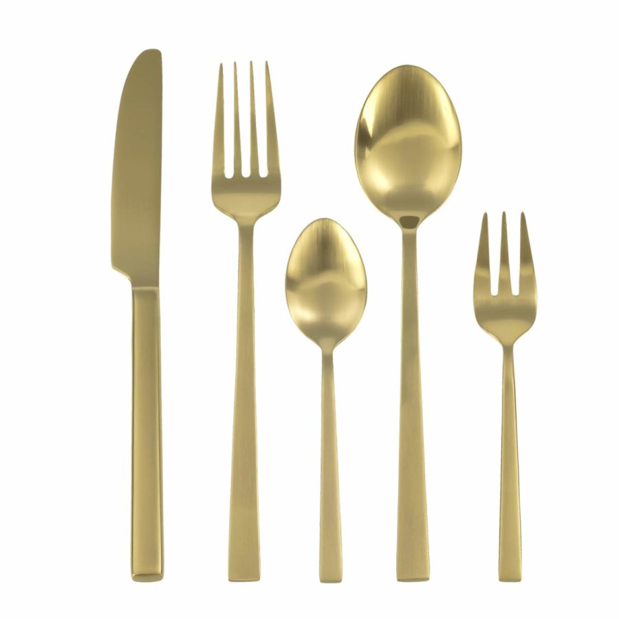 Bitz Besteckset 20-teilig goldfarben brass - Raumzutaten.de | Online Shop von Bitz