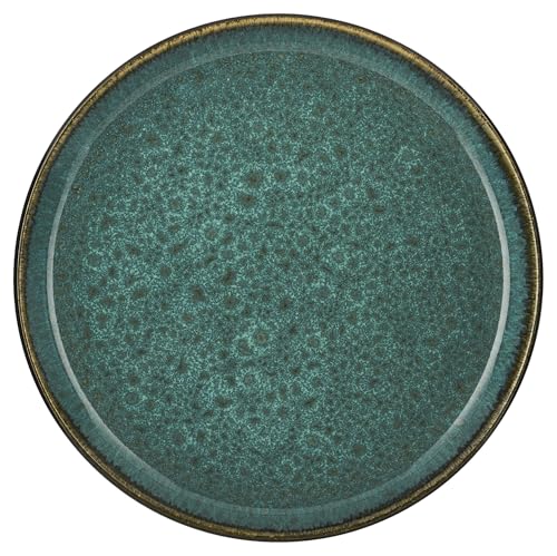 BITZ Teller, Kuchenteller, Dessertteller aus Steinzeug, 21 cm im Durchmesser, Grün BITZ Teller, Kuchenteller, Dessertteller aus Steinzeug, 21 cm im Durchmesser, Grün von BITZ