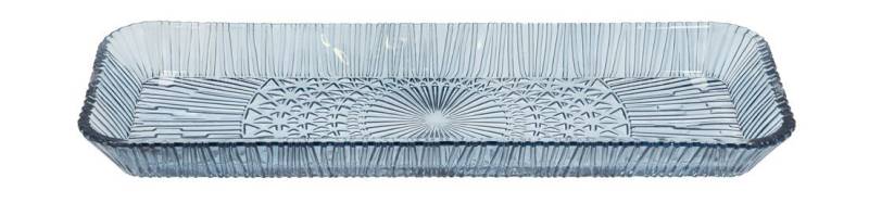 Servierplatte 38x14 cm Kusintha blau von Bitz
