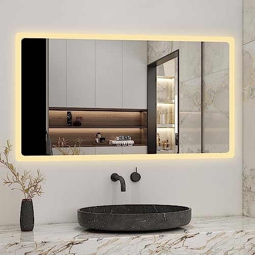 Biubiubath 160x80cm LED Badspiegel mit Bluetooth und Uhr,Badspiegel mit Beleuchtung,Touch,Beschlagfrei,Badezimmerspiegel mit 3 Lichtfarbe 3000-6000K Dimmbar,IP44 Biubiubath 160x80cm LED Badspiegel mit Bluetooth und Uhr,Badspiegel mit Beleuchtung,Touch,Beschlagfrei,Badezimmerspiegel mit 3 Lichtfarbe 3000-6000K Dimmbar,IP44 von Biubiubath
