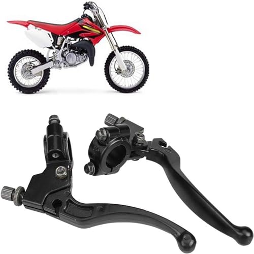 Einstellbare Bremshebel, Biuzi 1Pair Motorrad Einstellbare Klappbremskupplungshebel für CR100 CR250 XR250 von Biuzi