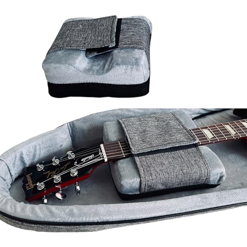 Bixiexian Gitarren-Nackenstütze in Gitarrentasche, schützt Ihre Gitarre in Gigbag, Gitarren-Nackenstützkissen in Gitarrentasche (für LP/SG) von Bixiexian