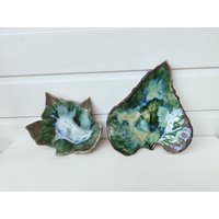 Keramikschale Blatt von BixlisToepferstudio