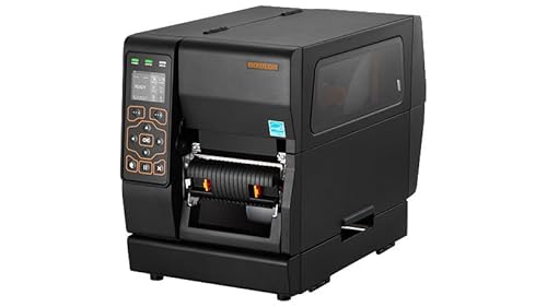 Bixolon 4-inch Thermal Transfer Industrial Label Printer, W127208205 (Industrial Label Printer, Peeler (Dispenser) + Rewinder) von Bixolon