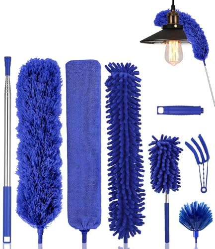 Bixury 8 Stück Staubwedel Teleskop Lang Ausziehbar Staubwischer Waschbar Mikrofaser Spinnenwebenentferner Staubfänger 280 cm Staubwedel Teleskop zum Reinigen von Spinnweben-Deckenventilatoren Bixury 8 Stück Staubwedel Teleskop Lang Ausziehbar Staubwischer Waschbar Mikrofaser Spinnenwebenentferner Staubfänger 280 cm Staubwedel Teleskop zum Reinigen von Spinnweben-Deckenventilatoren von Bixury