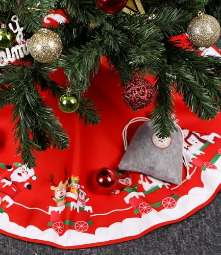 Bixury Weihnachtsbaum Decke Rot,90 cm Weihnachtsbaumdecke Rund Weihnachtsbaumteppich Baumdecke Weihnachtsbaum Christbaumdecke Rund Weihnachtsbaum Rock für Zuhause Feier Weihnachtsbaum Deko Neujahr Bixury Weihnachtsbaum Decke Rot,90 cm Weihnachtsbaumdecke Rund Weihnachtsbaumteppich Baumdecke Weihnachtsbaum Christbaumdecke Rund Weihnachtsbaum Rock für Zuhause Feier Weihnachtsbaum Deko Neujahr von Bixury