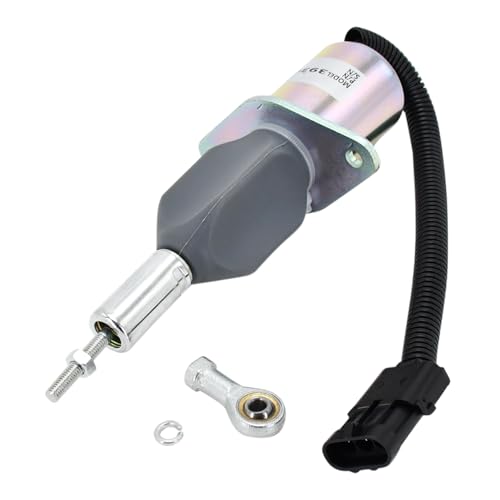 12 V Kraftstoffabschalt-Magnetspule 3930233 SA-4335-12, kompatibel mit Cummins Dieselmotor 6BT 5,9 l 6CT 8,3 l, kompatibel mit Kofferradlader 8940 Traktoren 7210 7220 7230 7240 8910 8920 8930 89400 12 V Kraftstoffabschalt-Magnetspule 3930233 SA-4335-12, kompatibel mit Cummins Dieselmotor 6BT 5,9 l 6CT 8,3 l, kompatibel mit Kofferradlader 8940 Traktoren 7210 7220 7230 7240 8910 8920 8930 89400 von Biyouparts