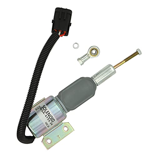 Biyouparts 24 V Kraftstoffabschalt-Magnetspule 3935432 3935430, kompatibel mit Cummins Dieselmotor 6CT 5.9L 4BT 6BT 6CT 6L ISBE ISDE ISLE K19 K38 kompatibel mit Hyundai Bagger R220-5 R210-3 Biyouparts 24 V Kraftstoffabschalt-Magnetspule 3935432 3935430, kompatibel mit Cummins Dieselmotor 6CT 5.9L 4BT 6BT 6CT 6L ISBE ISDE ISLE K19 K38 kompatibel mit Hyundai Bagger R220-5 R210-3 von Biyouparts