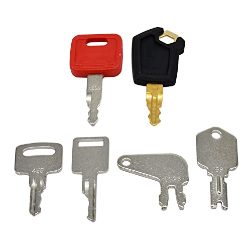 Biyouparts 5P-8500 7 Stück Zündschlüssel 8H-5306 Kompatibel mit Caterpillar Kompatibel mit Gehäuse Kompatibel mit JCB Kompatibel mit John Deere Kompatibel mit Hitachi von Biyouparts
