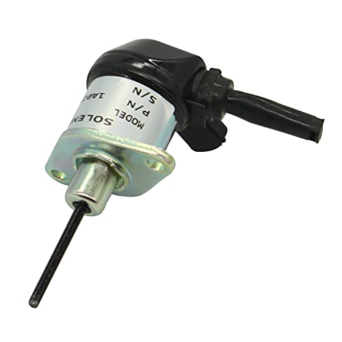 Biyouparts 6684826 Absperrmagnetspule 7022789, kompatibel mit Bobcat Baggern 325 328 329 331 334 335 337 341 430 435 E32 E32i E34 E35 E35i E35Z E37 E37 42 E45 E50 E55 S150 S160 S175 S185 T190 AL275 von Biyouparts