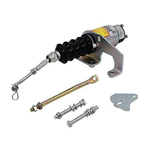 Biyouparts 75366GT 75366 3740055 12 V Abschaltstopp-Magnetspule, kompatibel mit Genie Boom Lift S-80 S-85 S-100 S-105 S-120 S-125 kompatibel mit JLG Boom Lift S-80 S-85 S-100 S-105 S-120 S-125. 40 von Biyouparts