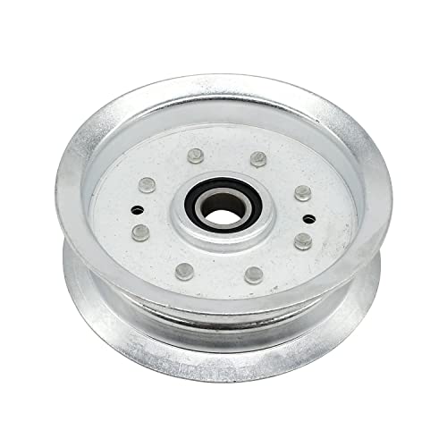 Biyouparts GY22082 Flache Spannrolle, 756-05034A, kompatibel mit John Deere Rasentraktoren 102 105 107S 108-14.5 108-17HS 115 125 135 145 155C 190C D100 D105 D1 10 x D10. 20 x D125 x 130 von Biyouparts