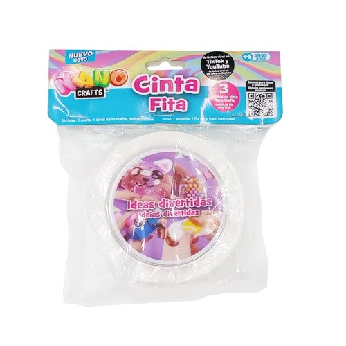 Bizak Nano Crafts 64454956 Ersatzband in verschiedenen Farben zum Füllen oder Nachfüllen Ihrer Nano-Kraft-Kits von Bizak