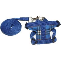 Promo Discount Dunkelblaue Leinen Blei-Set Und Verstellbare Weiche Geschirr Für Meerschweinchen Ratte Hamster Frettchen Prärie Hund Kleine Haustiere von Bizbn