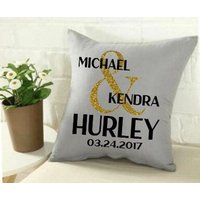 Personalisierte Kissen, Jahrestag Hochzeit Benutzerdefinierte Piillow von BizzeBeeingCreative