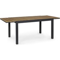 Bizzotto Ausziehtisch »Elias«, BxHxL: 90 x 75 x 140 cm, Tischplatte: Polywood - grau von Bizzotto