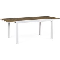 Bizzotto Ausziehtisch »Elias«, BxHxL: 90 x 75 x 140 cm, Tischplatte: Polywood - weiss von Bizzotto