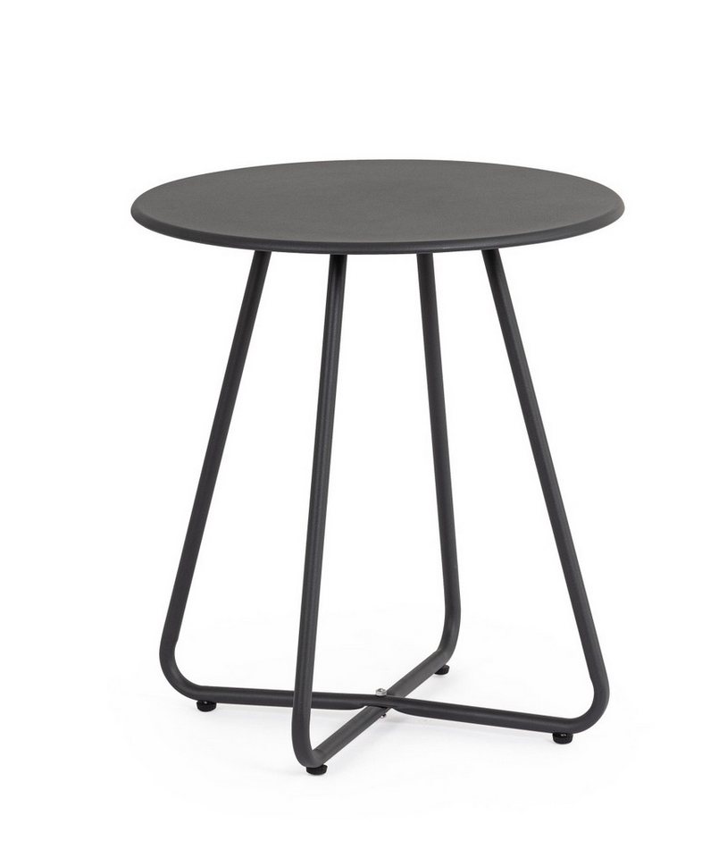 Bizzotto Beistelltisch Jable aus Metall Ø 45 cm, Anthrazit von Bizzotto