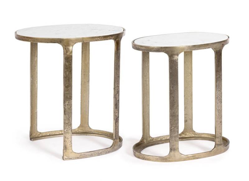 Bizzotto Beistelltisch Janira 2er-Set, Oval Bizzotto Beistelltisch Janira 2er-Set, Oval von Bizzotto