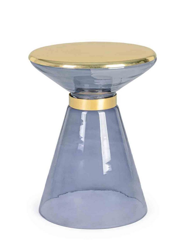 Bizzotto Beistelltisch Meriel aus Glas, Grau von Bizzotto