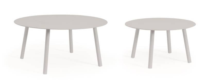 Bizzotto Couchtisch Aminta 2er-Set aus Aluminium von Bizzotto