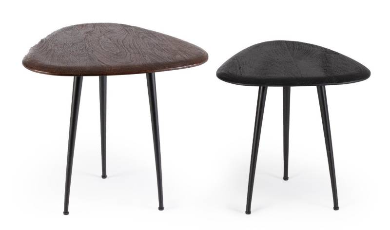 Bizzotto Couchtisch Mayo 2er-Set aus Mangoholz von Bizzotto