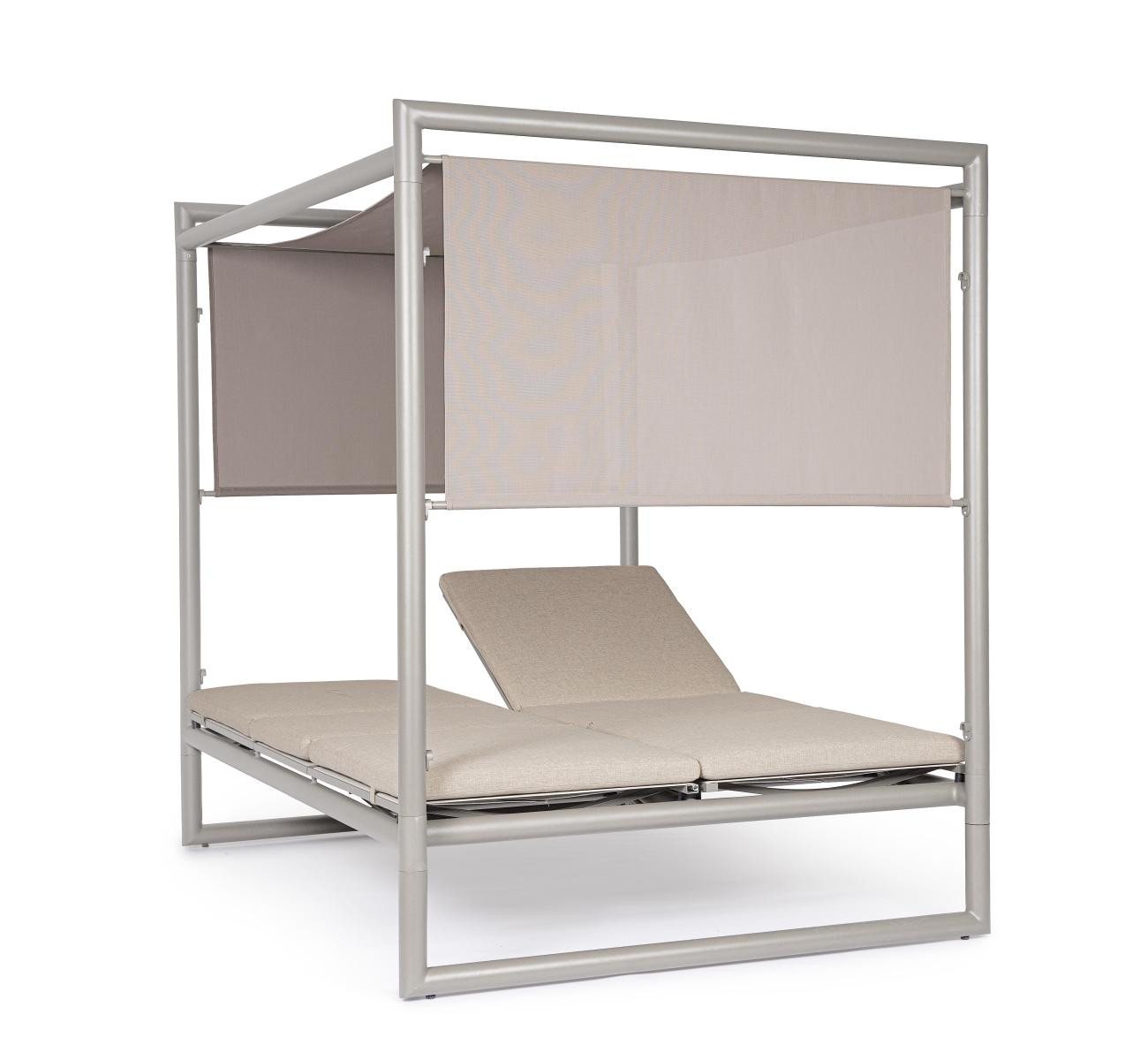 Bizzotto Daybed Konnor aus Aluminium, Rastin Bizzotto Daybed Konnor aus Aluminium, Rastin von Bizzotto
